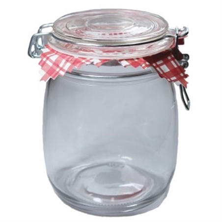 BARATTOLO ERMETICO VETRO 800 ML