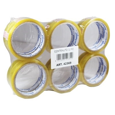 NASTRO ADESIVO 18MMX50MT TRASPARENTE 