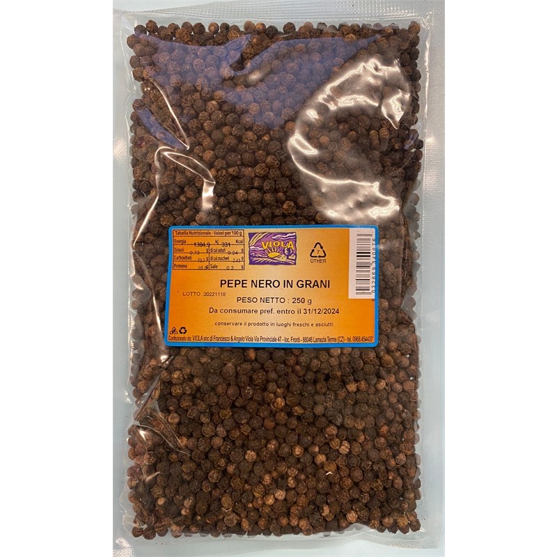 PEPE NERO IN GRANI 250 G