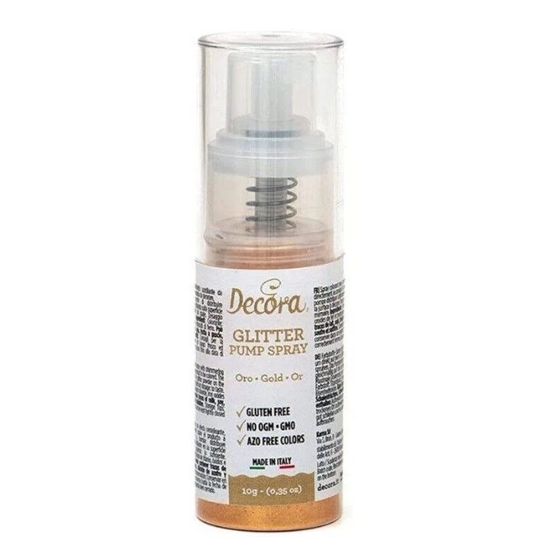 Spray Pump Oro glitter 10 grammi