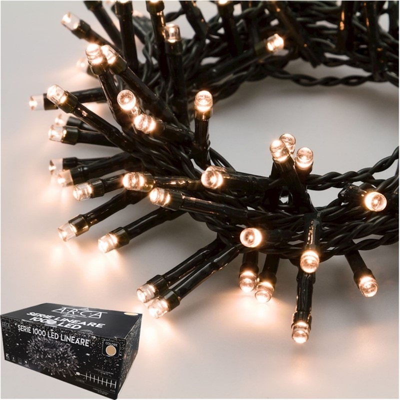 CATENA LUMINOSA 1000 LED INTERNO ESTERNO
