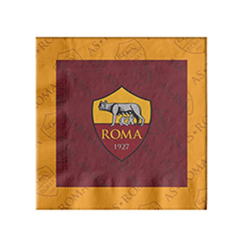 Tovaglioli 33x33 cm Ufficiale Roma 20 pezzi