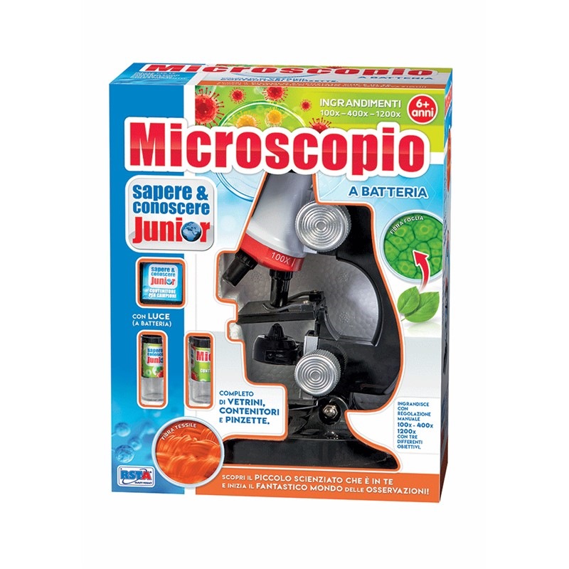 Microscopio a batteria