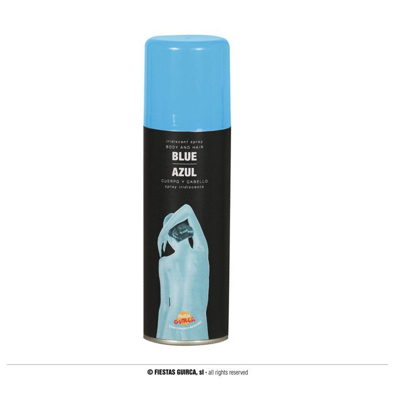 Spray per il corpo iridescente Blu 100 ml