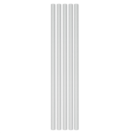 Cannucce Ecolor In Carta Ø Cm 0,5 H 20 Cm Pz.50 Col. Bianco