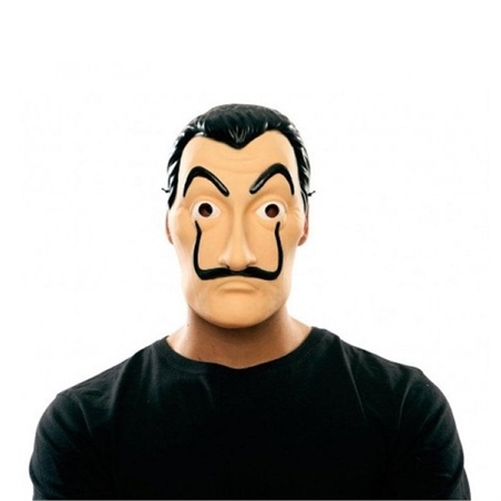 Maschera in Plastica Rigida - Salvador Dalì - La Casa di Carta