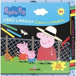 Libro Lavagna Completa e colora con Peppa Pig
