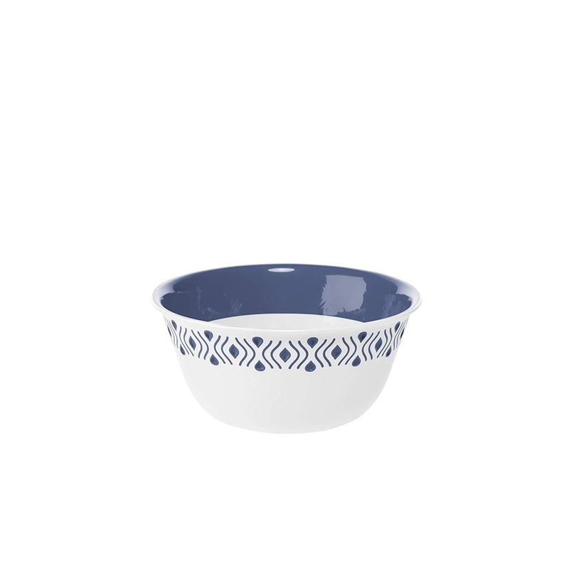 Ciotola Tosca Diametro 19 x Altezza 9 CM 2,2 LT Bianco/Blu
