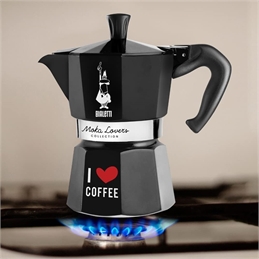 Bialetti Caffettiera Moka I Love Coffee 3 Tazze