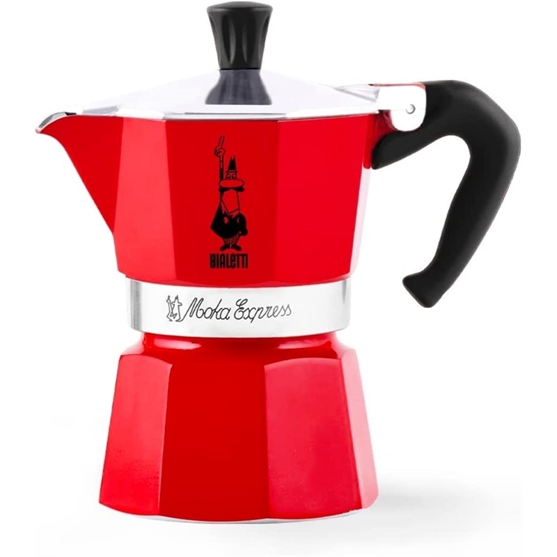 Bialetti Caffettiera Rosso Moka 