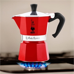 Bialetti Caffettiera Rosso Moka 