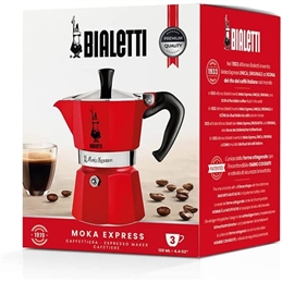 Bialetti Caffettiera Rosso Moka 