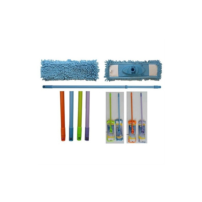 Scopa In Microfibra Con Manico Allungabile