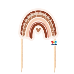 Cake Topper cm. 17 x 20 Boho Rainbow