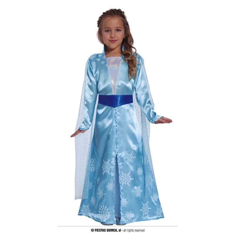 Costume Principessa del Ghiaccio 5/6 anni