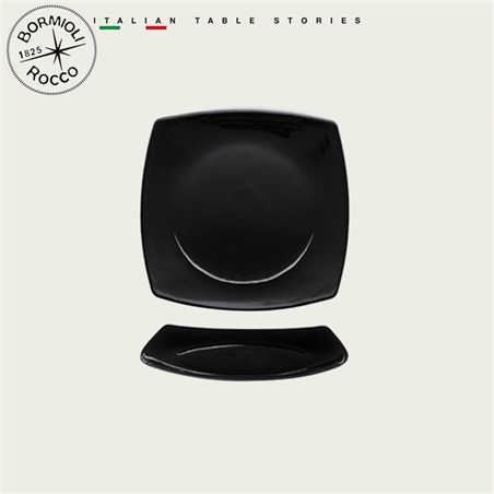 PIATTO FRUTTA ECLISSI NERO IN ARCOPAL