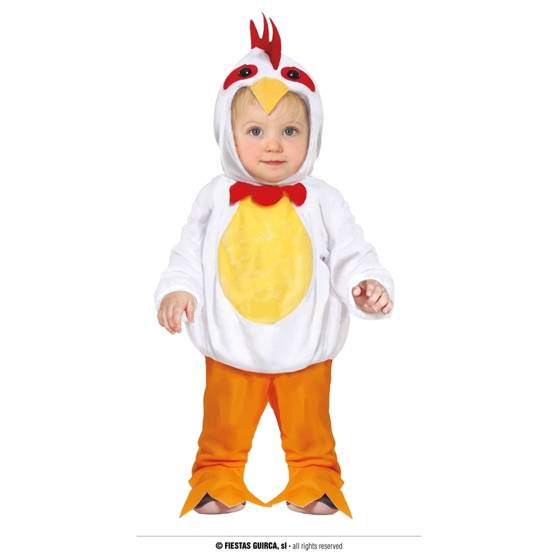 Costume Baby Pollo 18/24 mesi