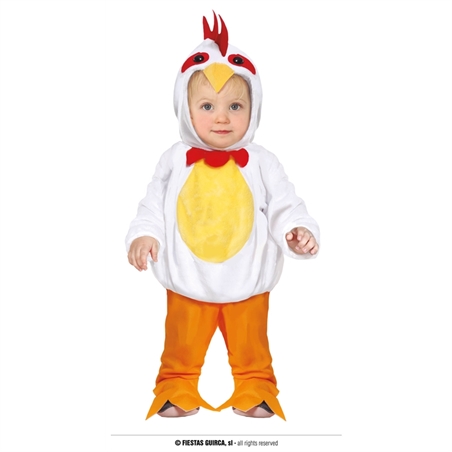 Costume Baby Pollo 18/24 mesi