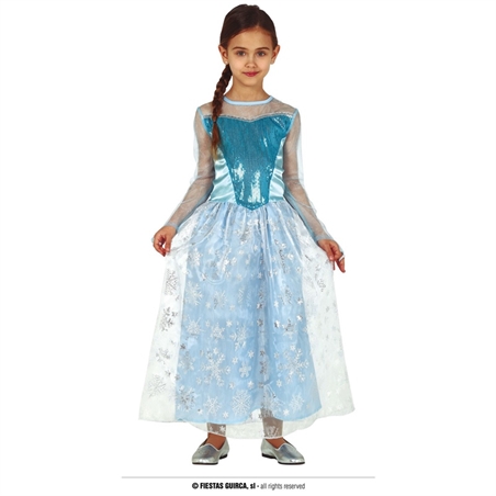 Costume Principessa delle Nevi 3/4 anni