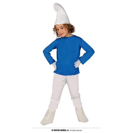 Costume Gnomo Blu 5/6 anni