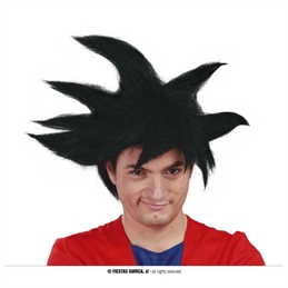 Parrucca Nera Guerriero