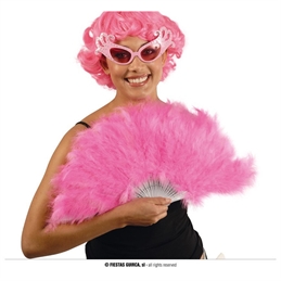 Ventaglio Piume Rosa