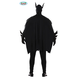 Costume Eroe Nero taglia XL