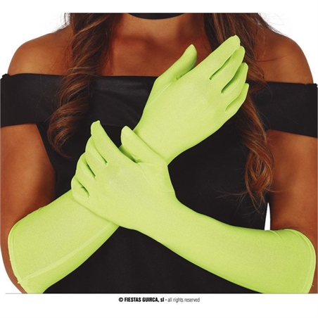 Guanti Verde Lime 42 cm