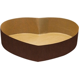 Stampo Cuore 20, 5 x 22, 5 x h 5 cm, Carta da Forno