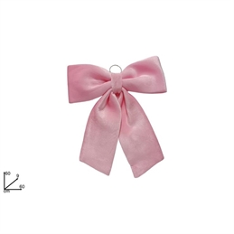 Fiocco Nascita Velluto Rosa 60 CM