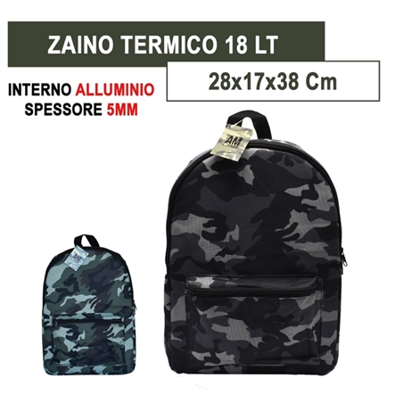Zaino Termico 18 Lt Military 5 mm 