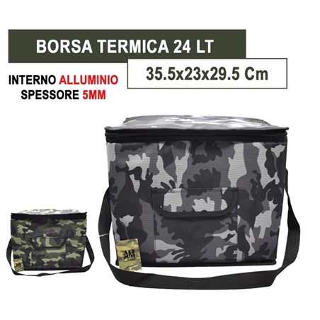 Borsa Termica Military 24 Lt 5 MM