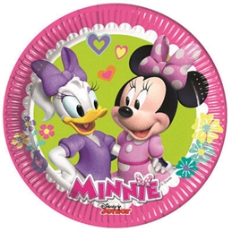 Piatti 195 cm minnie happy helpers 8 pezzi