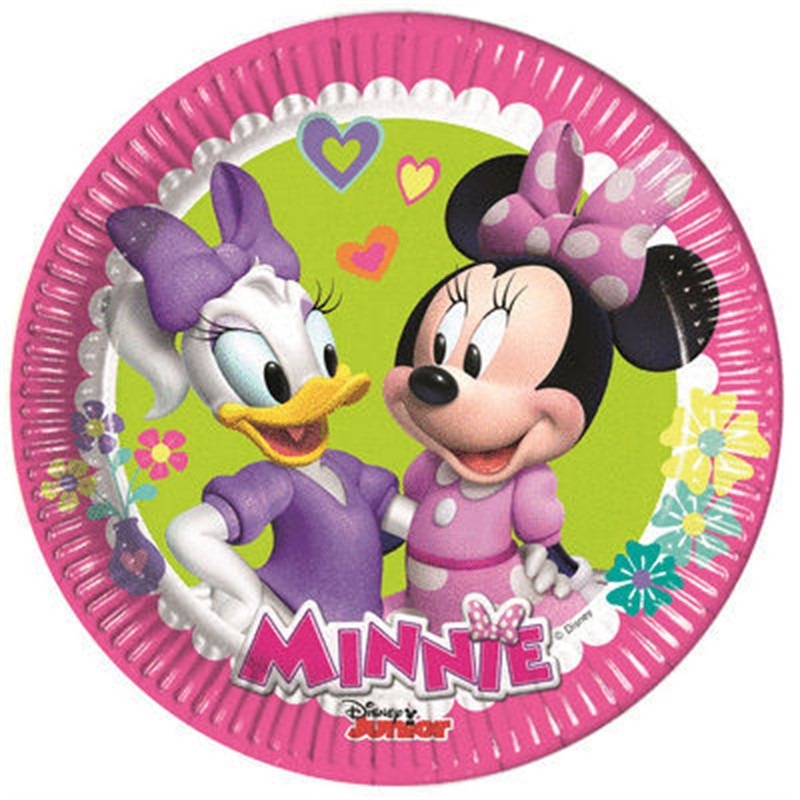 Piatti 195 cm minnie happy helpers 8 pezzi Piatti 195 cm minnie happy helpers 8 pezzi