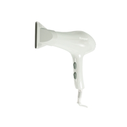 Asciugacapelli phon elettrico 2000W bianco con regolazione aria