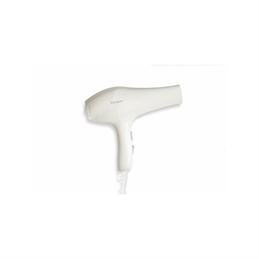 Asciugacapelli phon elettrico 2000W bianco con regolazione aria