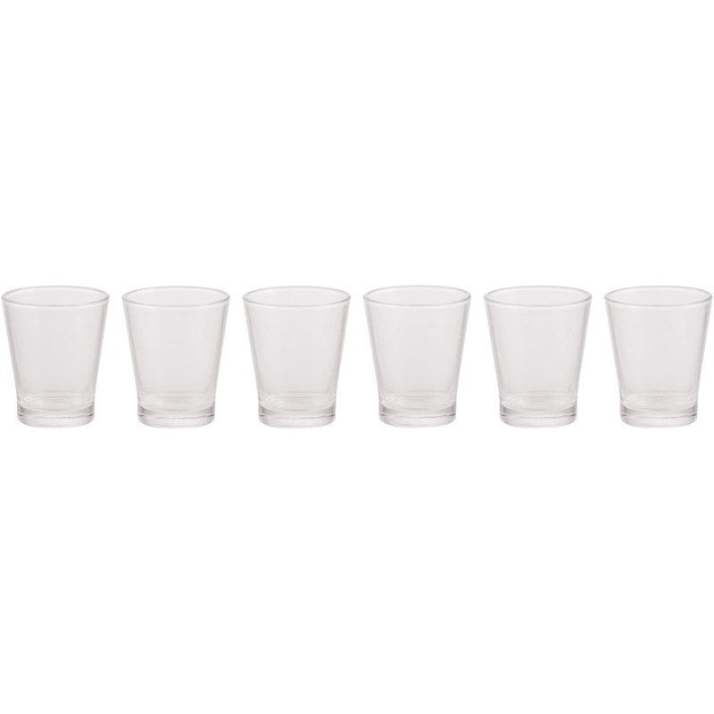 Espressino Set 6 Bicchieri 90 ML Trasparenti
