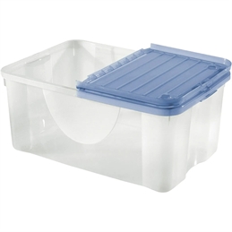 Contenitore multiuso in plastica da 40 L con coperchio pieghevole