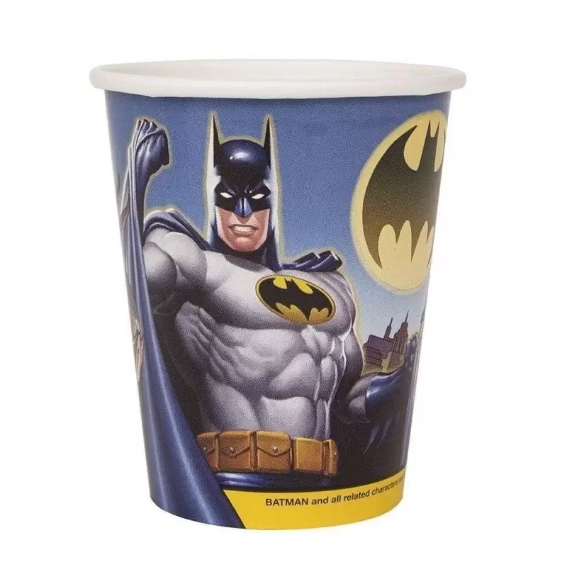 Bicchieri Batman 8 Pezzi Bicchieri Batman 8 Pezzi
