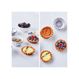 Decora - Stampi per Tartellette Alluminio 8x2h cm. 10 pz