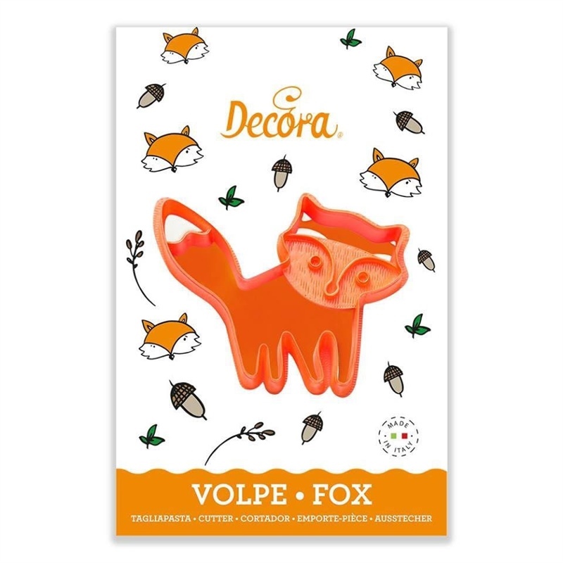 Decora Tagliapasta sagoma Volpe 7,5x10 cm altezza 2 cm - Cutter Fox