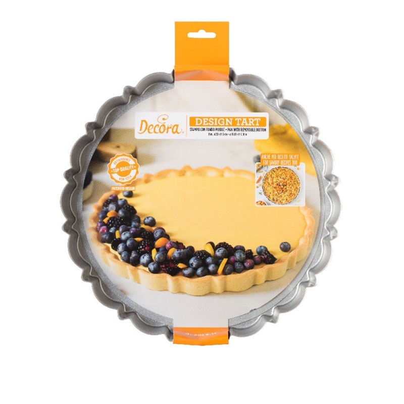 Stampo Crostata fondo mobile diametro 30 cm altezza 3 cm
