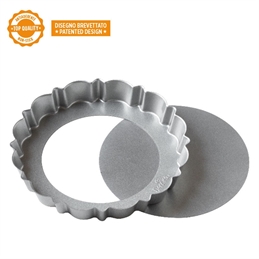 Stampo Crostata fondo mobile diametro 30 cm altezza 3 cm