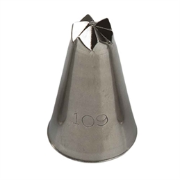 Beccuccio Cornetto Fiore 109 In Acciaio Inox Ø2,5 X 4 CM