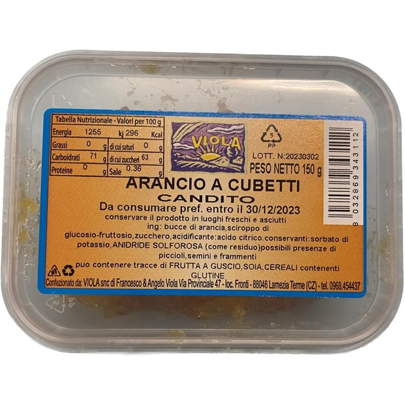 Arancio A Cubetti Candito