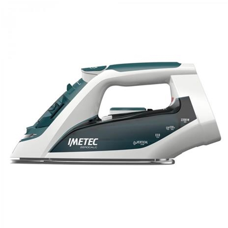 Imetec ZeroCalc Z1 2500 Ferro da stiro a secco e a vapore Acciaio inossidabile Colore foglia di tè, Bianco 2200 W