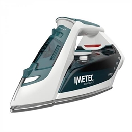 Imetec ZeroCalc Z1 2500 Ferro da stiro a secco e a vapore Acciaio inossidabile Colore foglia di tè, Bianco 2200 W