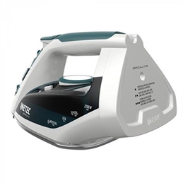Imetec ZeroCalc Z1 2500 Ferro da stiro a secco e a vapore Acciaio inossidabile Colore foglia di tè, Bianco 2200 W