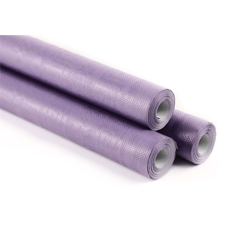 Tovaglia a rotolo in carta Damascata Lilla 1,18x7 mt