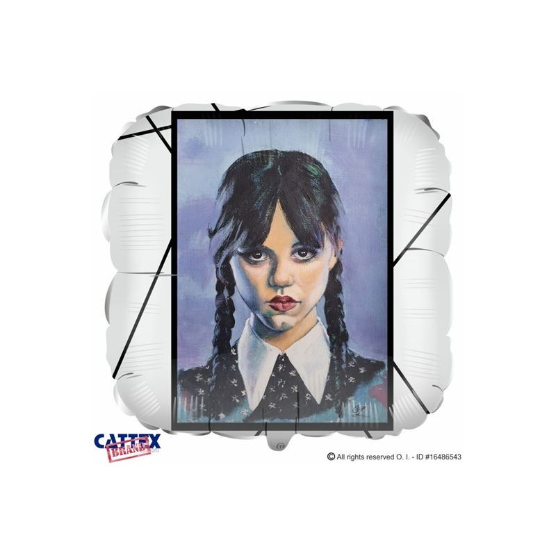 PALLONE MYLAR 18" MERCOLEDI' ADDAMS 45CM